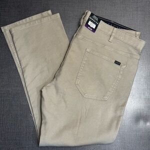 JACHS New York Tan Straight Fit Pants